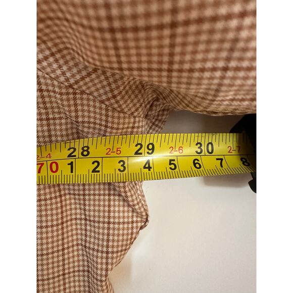 NWT Ralph Lauren Men XXL Brown Checkered Polo Button Down Classic Fit Work Gift - Picture 9 of 11